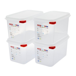 Pārtikas kaste GN1/4 4,3L - Araven - Fourniresto