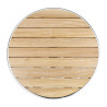 Folding wooden table top Ø 60 cm - Bolero - Fourniresto