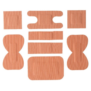 Audekla pārsēji dažādos krāsu toņos - 100 gabalu komplekts - FourniResto - Fourniresto