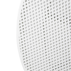 Apgriežama apaļa galds no PP - 800 mm - balts - Bolero