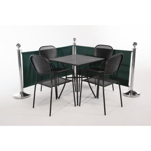 Zaļa Bolero auduma šķērslis - kvalitatīvs poliesters