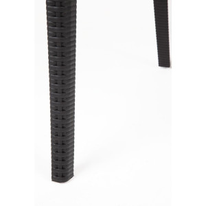 Apgaismojuma ietvari no melna PP rota - 4 gab. Bolero restorācijai un viesnīcām