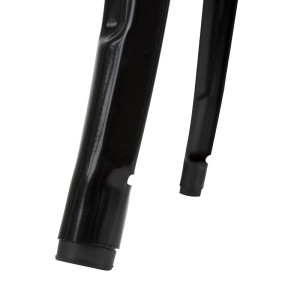 Melnā bāra galds ar Bolero koka virsmu - elegants un funkcionāls