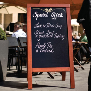 Akmens bruģa zīme Mahagoni 700x1350mm Securit - Augsta kvalitāte