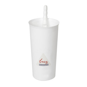 WC birste un baltais Jantex turētājs: efektīva higiēna, elegants dizains