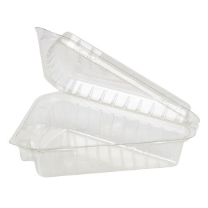 Individuālās kūkas daļas kastēs - 600 gabalu komplekts Faerch: optimāla uzglabāšana un ekoloģiska prezentācija.