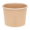 Pots à Soupe 340 ml 98 mm - Lot de 500 en Carton Kraft
