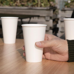 Papīra glāzes 340 ml - 1000 gabalu komplekts, 80 mm - Aukstajiem dzērieniem Fiesta pārstrādājamas