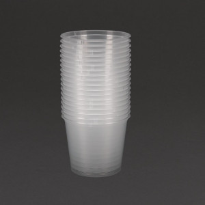 Mikroviļņu krāsnī ievietojami mazie mērces podi 150 ml - 100 gabalu partija - Polipropilēna kvalitāte