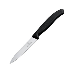 Victorinox 10 cm melns asmenis: precizitāte un kvalitāte