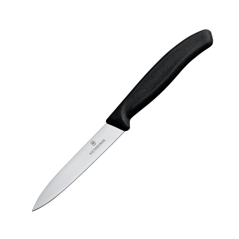 Victorinox 10 cm melns asmenis: precizitāte un kvalitāte