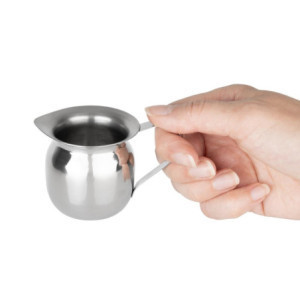 Mini piena krūze no nerūsējošā tērauda - 78 ml - komplekts 6 - Olympia