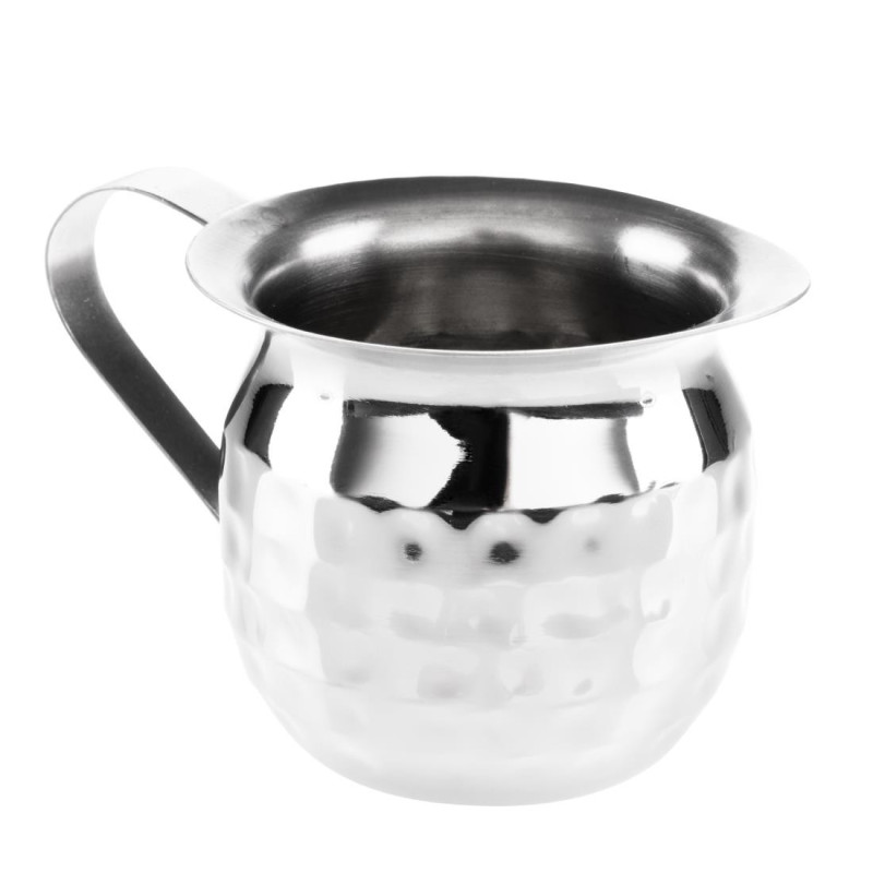 Mini piena krūze no āmurēta nerūsējošā tērauda - 120 ml - komplekts no 6 - Olympia