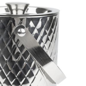 Nerūsējošā tērauda ledus spainis ar dubultu sienu - 2 L - Olympia