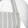 Svītrains pelēks un balts priekšauts - Whites Chefs Clothing