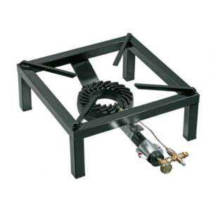 Vienas degvielas gāzes plīts zīmola Barstcher.