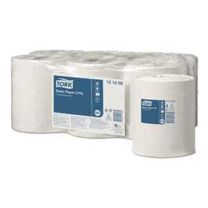 Bāzes 2 slāņu tīrīšanas papīrs - 6 gabali profesionālai virtuvei