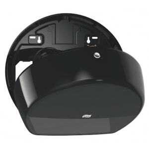 Papīra tualetes papīra izplatītājs Mini Jumbo melns Tork - Ekonomika un higiēna