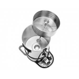 Profesionāla kafijas filtrēšanas aparāts 100 tasiem PRO 100T Bartscher