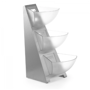 Dažādu funkciju plaukts kapsulēm un maisiņiem - īpaši piemērots bufetēm - HENDI