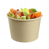 Bambusa šķiedru trauks Ø 100 mm - 350 ml - Eko draudzīgs - 50 gabali komplektā