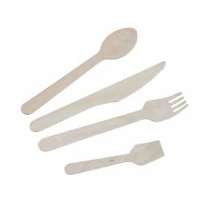 Bērza koka nazis - 160 mm - 100 gabalu komplekts