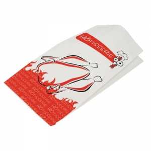 Cepamais vista maisītājs Kraft balts - 17 x 35,5 cm - 500 gabalu komplekts