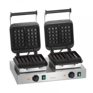 Profesionāla divkārša gofru plīts - Briseles gofru - Bartscher