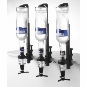 Pudele turētājs plauktam stiprināšanai