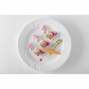 Plakana porcelāna šķīvis Karizma - diametrs 240 mm