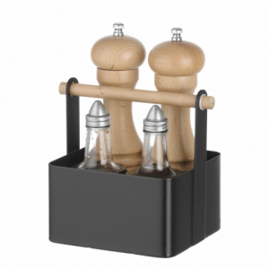 Galda piederumu kastes melnā krāsā - 140 x 105 mm