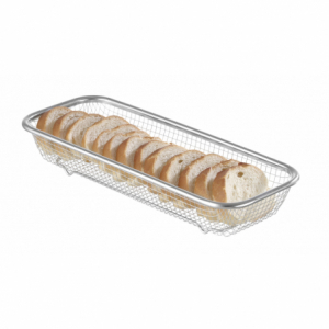 Nerūsējošā tērauda servisa grozs - 310 x 125 mm