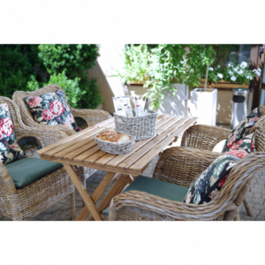 Pamatne ēdamgaldam - 4 nodalījumi - pelēka