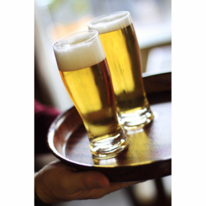 Apgabals Woodform ar apaļu augstu malu - diametrs 420 mm - zīmols HENDI