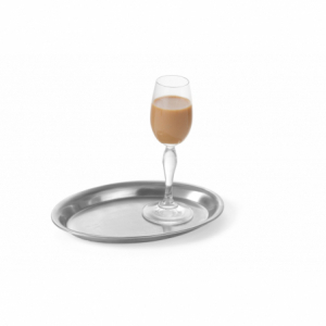 Ovaals kafijas šķīvis - 265 x 195 mm - HENDI zīmols - Fourniresto