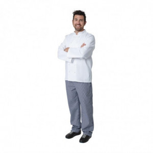 Vegas baltās kokvilnas cepures ar garām piedurknēm - izmērs Xs - Whites Chefs Clothing - Fourniresto