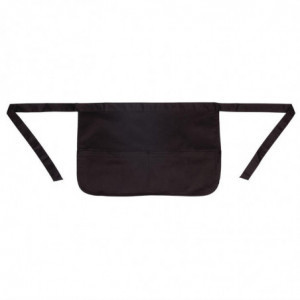 Melnbaltās šefpavasāres cepure ar kabatām - vienīgais izmērs - Whites Chefs Clothing - Fourniresto