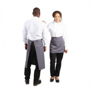 Paklājs servitējam pelēkā krāsā no polikotona 1000 x 700 mm - Whites Chefs Clothing - Fourniresto