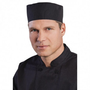 Virtuves cepure Cool Vent ar smalkām baltām svītrām - vienmērīga izmēra - Chef Works - Fourniresto