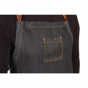 Priekšauts Bavette Blue Urban Memphis 890 x 1005 mm - Chef Works - Fourniresto