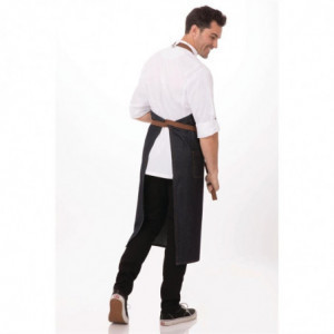 Priekšauts Bavette Blue Urban Memphis 890 x 1005 mm - Chef Works - Fourniresto