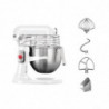 Profesionāla baltā miksera 6,9 L - KitchenAid - Fourniresto