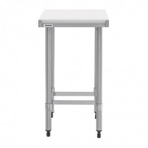 Galds no nerūsējošā tērauda 900 mm - Vogue - Fourniresto