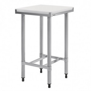 Galds no nerūsējošā tērauda 900 mm - Vogue - Fourniresto