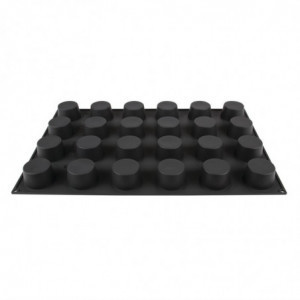 Silikona pretsalipuma cepšanas forma ar 24 muffiniem Ø 75 mm - FourniResto - Fourniresto