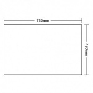 Balta polikotona dvielis - 10 gabalu komplekts - Vogue - Fourniresto