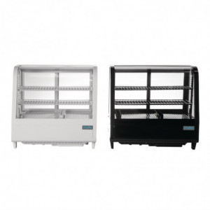 Prezentācijas ledusskapis melns 100 L - Polar - Fourniresto