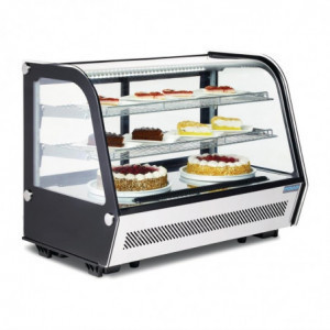Galdi ledusskapis melns 160 L - Polar - Fourniresto
