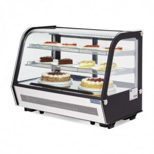 Galdi ledusskapis melns 160 L - Polar - Fourniresto