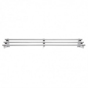 Sienas caurule plauktam no nerūsējošā tērauda 1500 mm - Vogue - Fourniresto